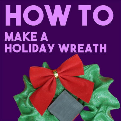 HOW TO: Make A Magnetic Winter Wreath