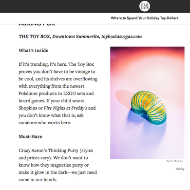 Vegas Seven | November 2016