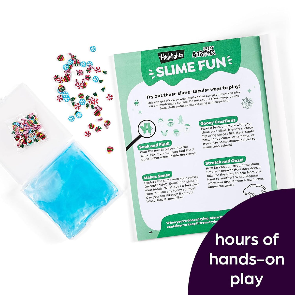 Crazy Aaron's A Very Slimy Christmas Activity Kit