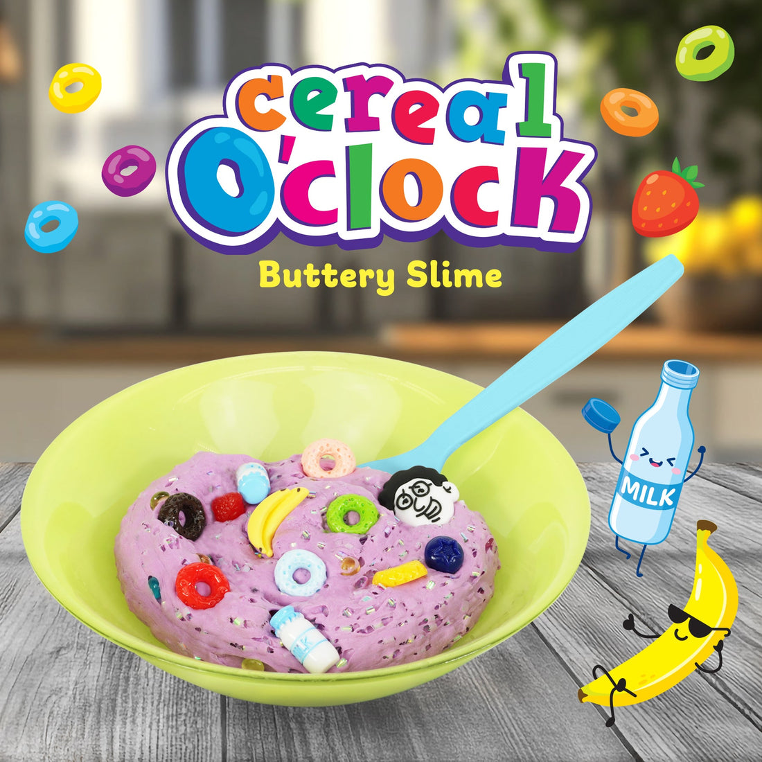 Slime Clock Cereal O' Clock | Buttery Slime | Slime Charmers™ – Crazy Aaron's