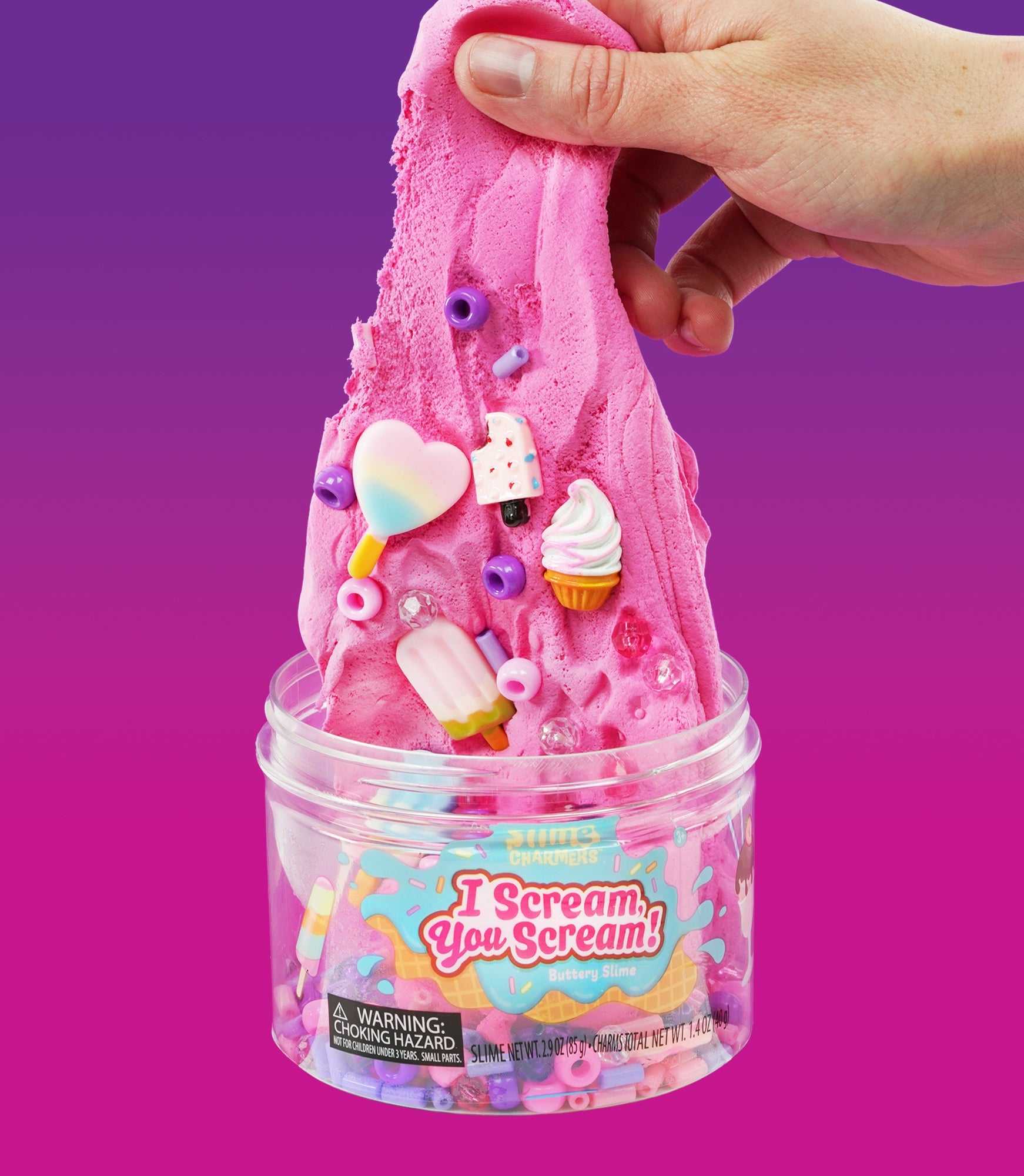 I Scream You Scream | Buttery Slime | Slime Charmers™ – Crazy Aaron's