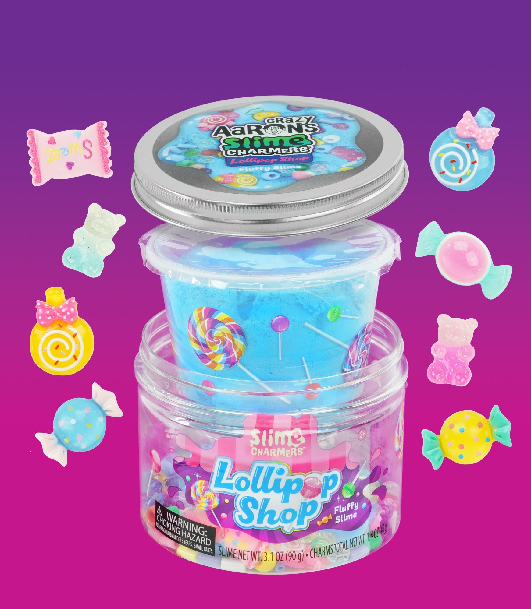 Lollipop Shop | Cloud Slime | Slime Charmers™ – Crazy Aaron's