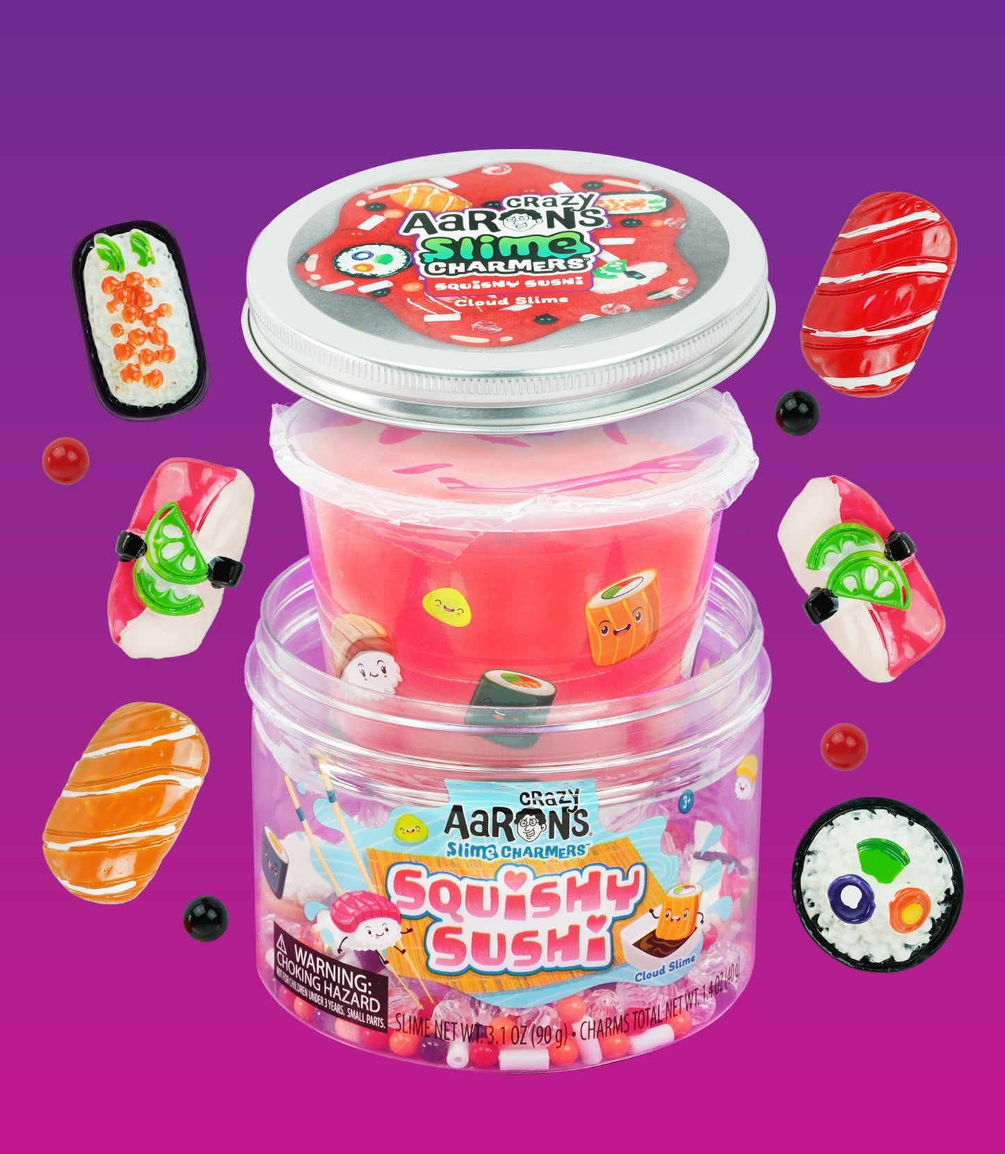 Squishy Sushi | Cloud Slime | Slime Charmers™
