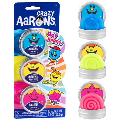 Fidget Get Happy 3-Pack | Mini Tins