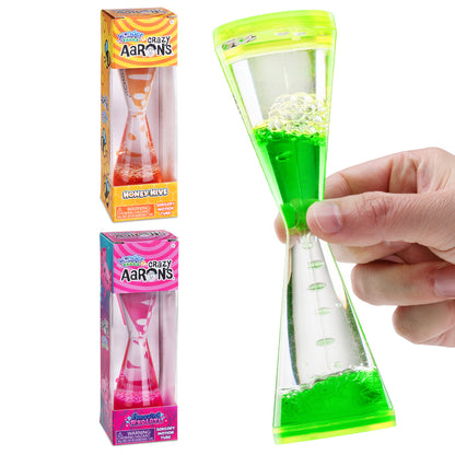 Wonder Falls Hourglass Sensory Motion Tubes (Amazing Axolotl, Dino Scales, Honey Hive)