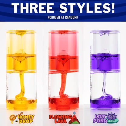 Wonder Falls Jumbo Sensory Motion Tube (Honey Drop, Flowing Lava, Lily Pond)