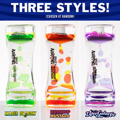 Wonder Falls Two-Color Sensory Motion Tube (Intergalactic, Ketchup & Mustard, Magic Dragon)
