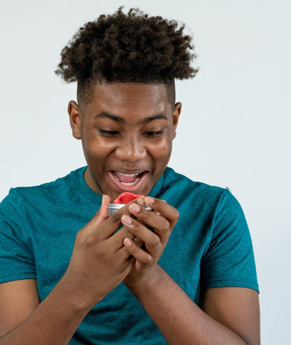 Excited Kid with Angry Putty