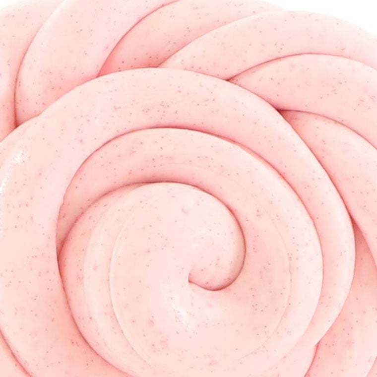 Close up texture of pink putty.