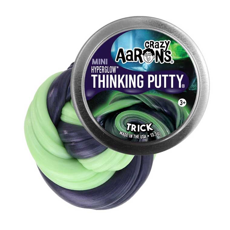 Mini tin of Crazy Aaron's Trick Thinking Putty®.