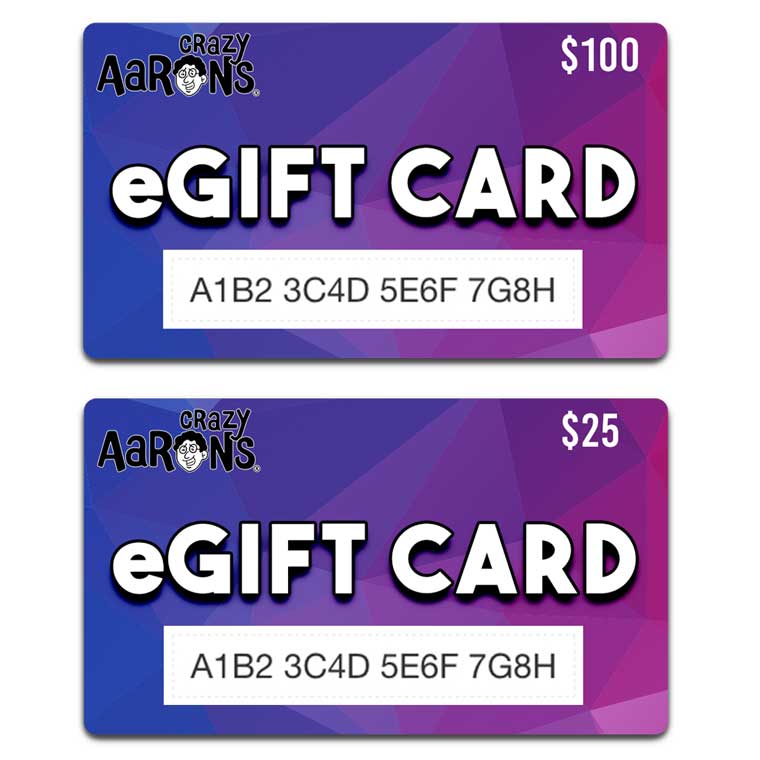 eGift Card presentation example, sent electronically only.